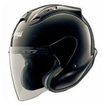 ジェットヘルメット シールド付き MZ グラスブラック 59-60 【バイク用品】