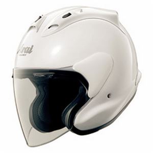 ジェットヘルメット シールド付き MZ グラスホワイト 59-60 【バイク用品】