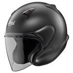 ジェットヘルメット シールド付き MZ-F フラットブラック 57-58 【バイク用品】