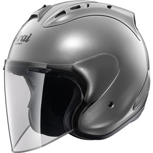 ジェットヘルメット シールド付き SZ-RAM4 アルミナシルバー 59-60 【バイク用品】