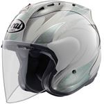 ジェットヘルメット シールド付き SZ-RAM4 Karen 青 57-58 【バイク用品】