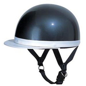 ハーフヘルメット CC-201 CEPTOO HELMET ブラックメタリック 【バイク用品】
