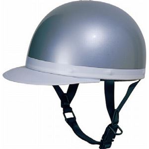 ハーフヘルメット CC-205 CEPTOO HELMET シルバー 【バイク用品】