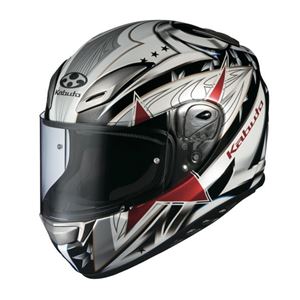 フルフェイス ヘルメット AEROBLADE-3 STELLATO ホワイト/ブラック L 【バイク用品】
