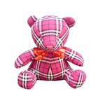 【赤ちゃんぐずり泣き対策　クマイリー】出産祝いプレゼントに大人気（全3色） チェック ピンク