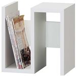 S字ラック 木製 白 【KIAESSE】キアエッセ 【完成品】 