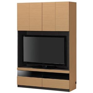壁面テレビボード TVボード 幅120cm ナチュラル 【PORTALE】ポルターレ 【日本製】