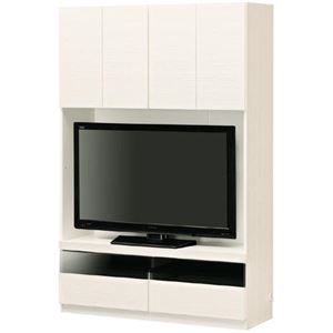 壁面テレビボード TVボード 幅120cm 白【PORTALE】ポルターレ 【日本製】 