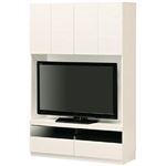 壁面テレビボード TVボード 幅120cm 白【PORTALE】ポルターレ 【日本製】 