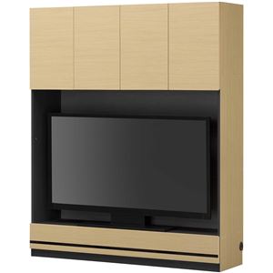 壁面テレビボード TVボード 幅150cm ナチュラル 【PORTALE】ポルターレ 【日本製】