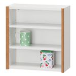 壁掛けラック/飾り棚収納/壁面家具 白【WOLKS】ウォルクス 【日本製】 