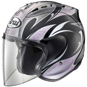 アライ（ARAI） ジェットヘルメット SZ-Ram4 KAREN ブラック／ピンク XL 61-62cm