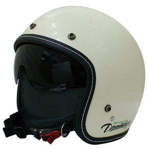 ダムトラックス（DAMMTRAX） ジェットヘルメット PATRIOT PEARL アイボリー MEN'S FREE（57CM〜60CM未満）