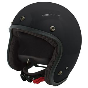 ダムトラックス（DAMMTRAX） ジェットヘルメット ジェット-D パールブラック メンズ （57cm〜60cm未満）