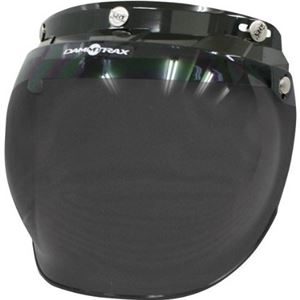 ダムトラックス（DAMMTRAX） シールド FLIP UP BUBBLE SHIELD SMOKE