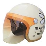ダムトラックス（DAMMTRAX） ヘルメット フラワージェット P／アイボリー