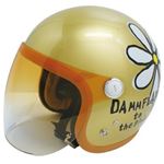 ダムトラックス（DAMMTRAX） ヘルメット フラワージェット グランデ シャンパンゴールド レディースサイズ（57CM〜58CM）