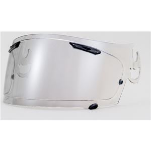 EXTRAシールド 【ARAI スーパーアドシスI MAX-Vブロー】 クリア ／シルバー【RX-7RR5/ASTRO-IQ/QUANTUM-J/RAPIDE-IR対応】