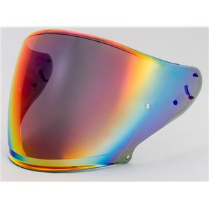 EXTRAシールド 【SHOEI CJ-2 PINLOCK】 ダークスモーク／レッド 【J-FORCE4/J-Cruise対応】