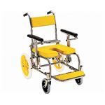 カワムラサイクル 入浴・シャワー用車いす ／ KS2 イエロー