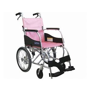 カワムラサイクル 介助用車いす ふわりす KF16-40SB ／No.97（すみれパープル）