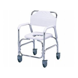 日進医療器 アルミシャワーチェア／ TY535DXE 樹脂製四輪ダブルストッパー