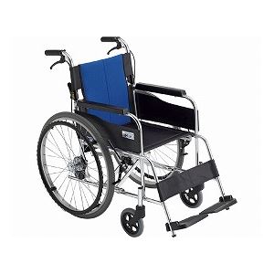 ミキ アルミ自走車いす BAL-1 ／座幅40cm ブルー（A-2）ナイロン