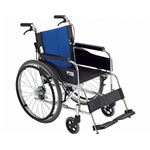ミキ アルミ自走車いす BAL-1 ／座幅40cm ブルー（A-2）ナイロン