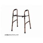 テツコーポレーション 固定式歩行器2段階開閉タイプ モカブラウン ／T-5401 S