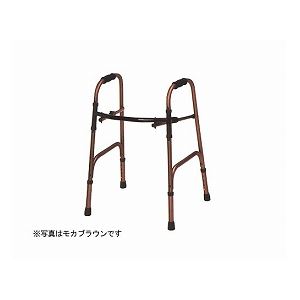 テツコーポレーション 固定式歩行器2段階開閉タイプ モカブラウン ／T-5411 M