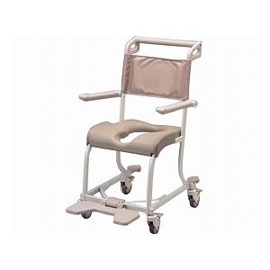 TOTO 水まわり用車いす 4輪キャスタータイプ（ソフトシート仕様） ／EWCS604AS 便座高さ37・38cm用