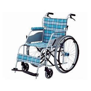 片山車椅子製作所 超軽量車いす KARL（カール）自走式 KW-901B ／スカッシュ・ブルー
