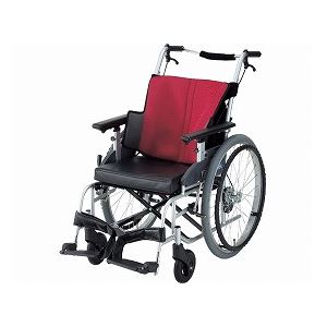 日進医療器 座王 NA-501A 自走式 ／座幅40cm ワインレッド