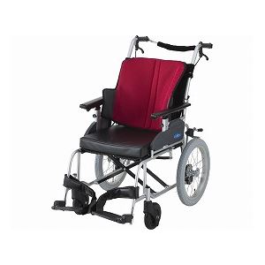 日進医療器 座王 NAH-521A 介助式 ／座幅40cm ワインレッド