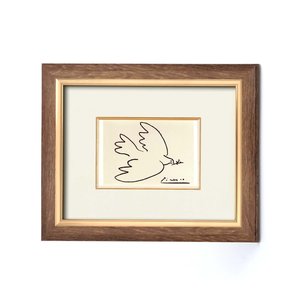 ピカソ 絵画額(スタンド付)　「平和」