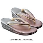 はきやすい草履 ローズぼかし L（24.0〜24.5cm）
