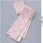 桐生織春色細帯 ピンク