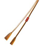 伊賀組紐の正絹帯〆（珠飾り付） 茶