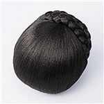 お買得ヘアピース たて ダークブラウン