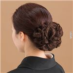 お買得ヘアピース カーリー ブラウン