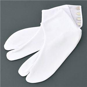 ストレッチ福助足袋（4枚コハゼ） 白 LL（25.0〜25.5cm）