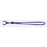 ステッキストラップ/杖紐（ナイロンC型） 大(紐の長さ21cm) ［歩行補助用品/介護用品］ パープル(紫)