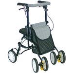 歩行車/アクティブピッチ 杖立て/反射機能付き 高さ5段階調整可 ［歩行補助用品/介護用品］ ブラック(黒)