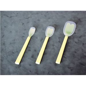 （まとめ）フセ企画 食事用具 口あたりやさしいスプーン 3本セット 054【×3セット】