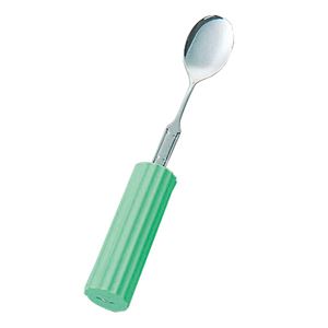 （まとめ）フセ企画 食事用具 曲げ曲げハンドルシリコンスポンジ付 スプーン小（4） 5148 R22SS28【×2セット】
