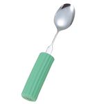 （まとめ）（まとめ）フセ企画 食事用具 オールステンレスハンドル・シリコンスポンジ付（1）スプーン大 5230 N-1／SS-28【×3セット】