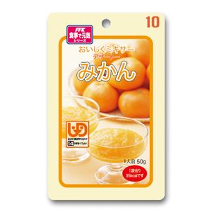（まとめ）ホリカフーズ 介護食 おいしくミキサー（10）みかん 12袋入 567685【×3セット】