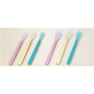 （まとめ）フセ企画 食事用具 口あたりやさしいスプーン（5）レギュラー イエロー 0014 KU-02Y【×10セット】