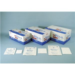 （まとめ）大和工場 衛生材料 滅菌アブゴーズP（1）5×5cm 100袋入 295002【×3セット】