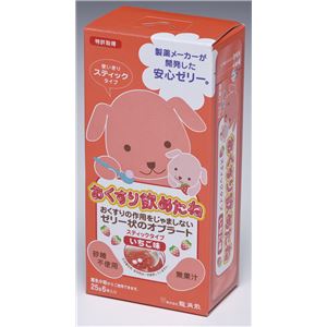 （まとめ）龍角散 服薬ゼリー おくすり飲めたねスティックタイプ（2）いちご 6本入 601951【×15セット】